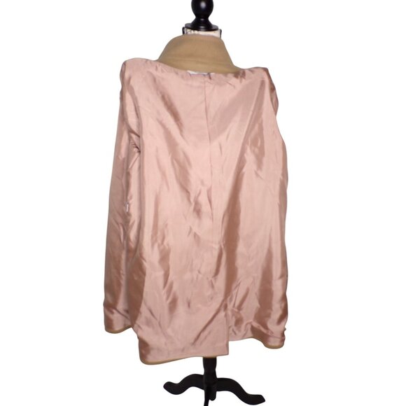 🆕FLEURETTE Dawn Wool Stand Collar Car Coat Camel Tan 10 - Picture 14 of 16